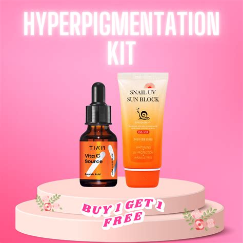 TIAM Hyperpigmentation Combo – Vitamin C Serum & Snail Sunscreen ...