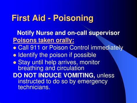 Image result for Basic First Aid for Poisoning