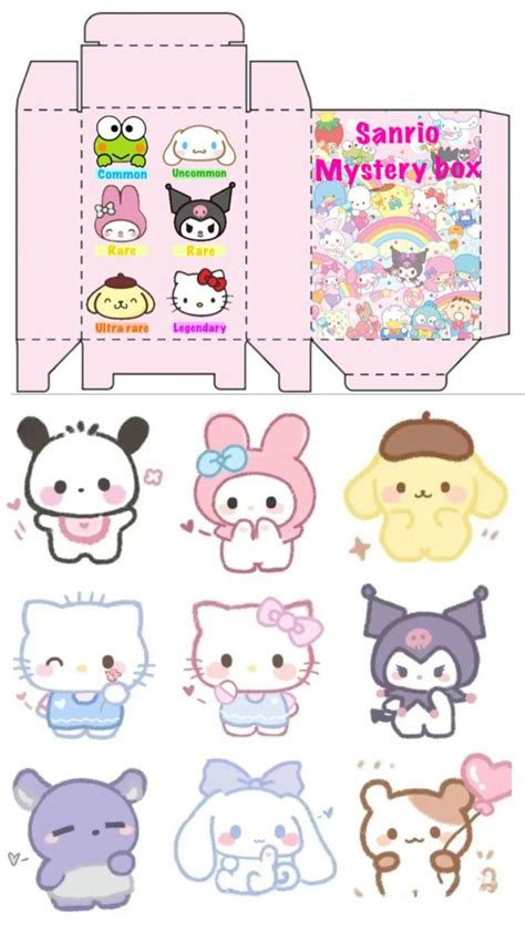 Sanrio Crafts Diy Paper Printable