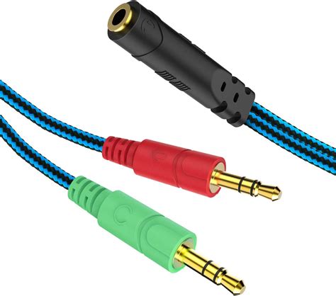 Buy MillSO Headset Splitter 3.5mm Jack 3.5mm Female to Dual 3.5mm Male ...