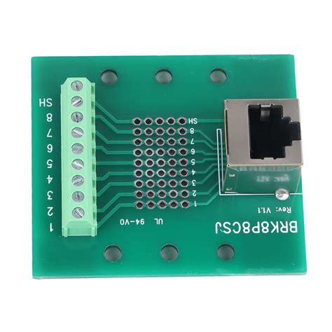 RJ45 Ethernet Connector Breakout Board, Low Failure Rate Network ...