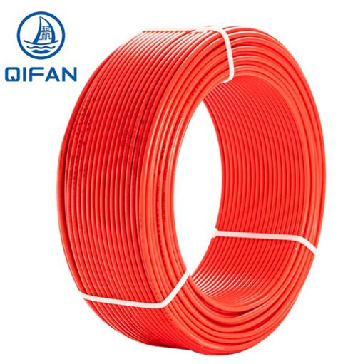 起帆（QIFAN）电线 BV1.5平方家用照明用线铜芯电线单芯单股硬线电缆 红色 100米-融创集采商城