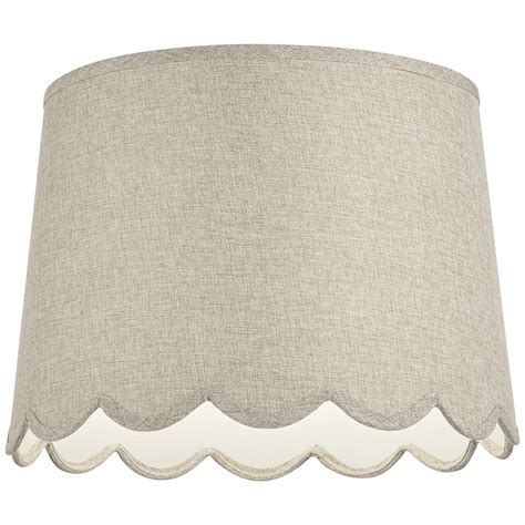 Fawn Scallop Bottom Empire Lamp Shade 13x15x11 (Spider) - #785H3 ...