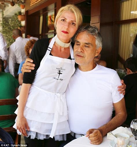 Andrea Bocelli enjoys family lunch with wife Veronica and daughter ...