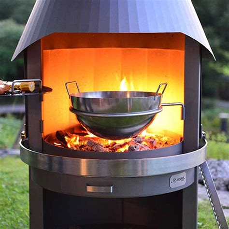 HERMAPRO Gartenkamin Vario 80 der perfekte Terrassenofen