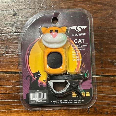 SWIFF クリップチューナー Cartoon Tuner B72 CAT | UKULELE DARUMA