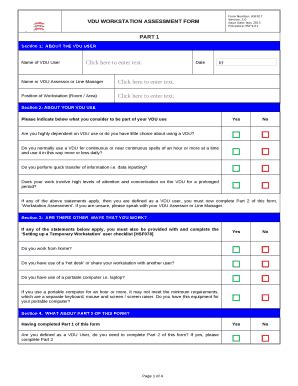 workstation assessment template Doc Template | pdfFiller