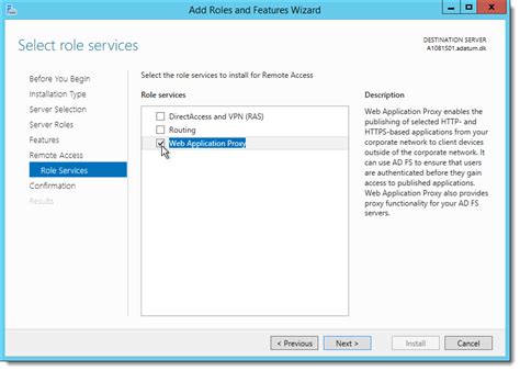 Image result for Web Application Proxy ADFS