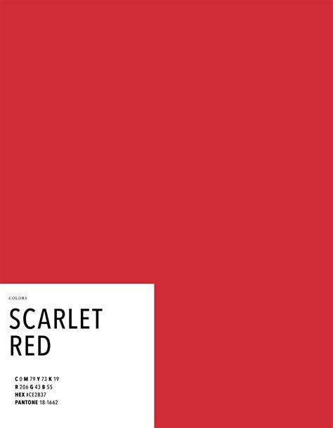 Scarlet Red Color