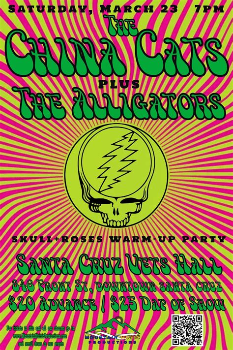 The China Cats plus The Alligators Skull n Roses warm up party ...