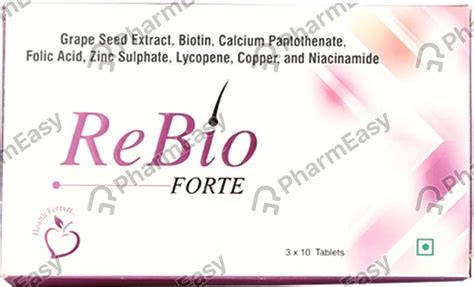 Buy Rebio Forte Tablet (10) Online & Save Up to 24% at PharmEasy
