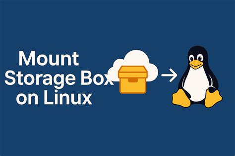 How to mount storage box in Linux?