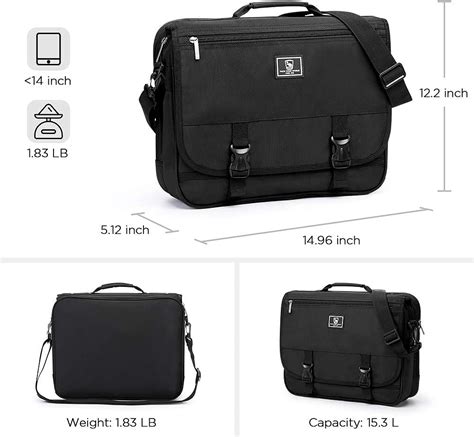 Buy OIWAS Briefcase For 14 Inch Laptop Business Messenger Bag Men ...