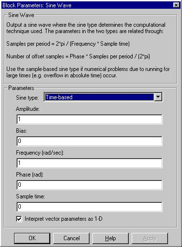 Image result for Simulink How to Use Sine Function