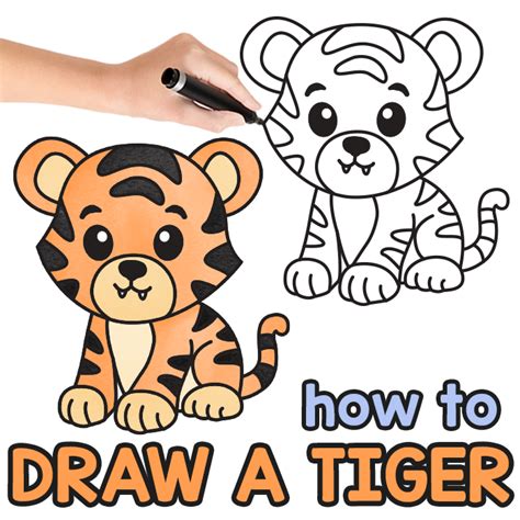 Image result for Tiger Drawing Tutorial