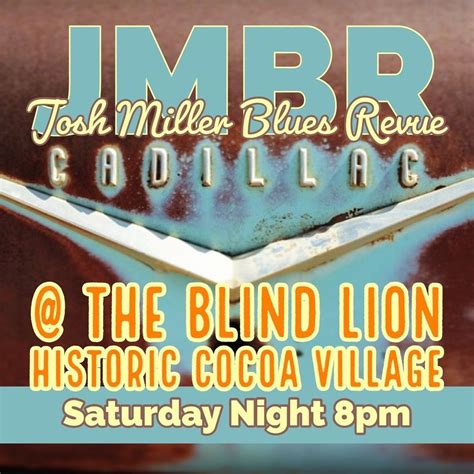 Josh Miller Blues Revue, The Blind Lion Jazz, Cocoa, 20 April 2024 ...