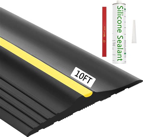 Universal Garage Door Threshold Seal Strips, 10 Ft Weatherproof Rubber ...