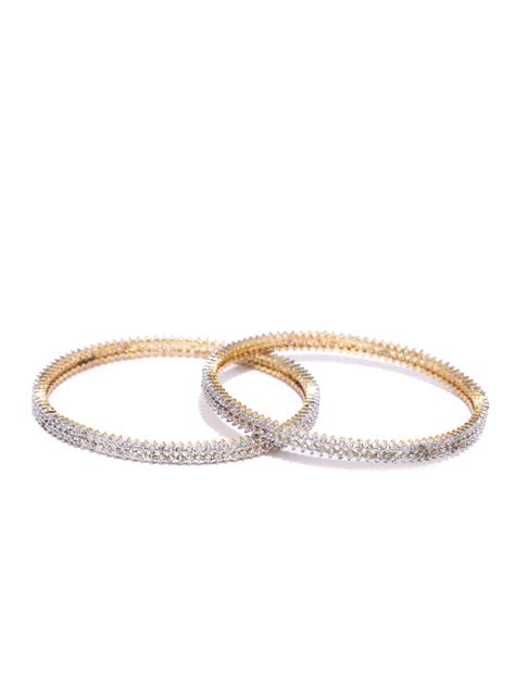 Buy Priyaasi Elegant American Diamond Bangles for Women | Fancy Party ...