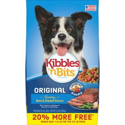 Buy Kibbles n Bits Savory Beef and Chicken Flavor Original Dog Food, 4. ...