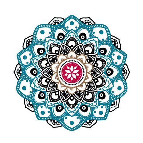 CrafTreat Geometric Mandala outline 6x6 Stencil Template |Geometric ...