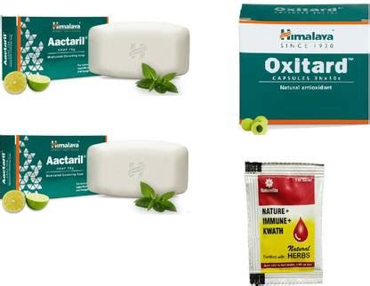 HIMALAYA A Combo of natural & herbal Product Aactaril Soap (Medicated ...