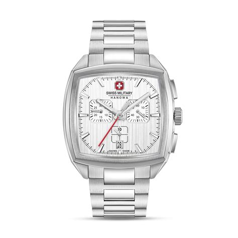 Swiss Military Hanowa SMWGI0004303 - Swiss Made Square Dial Silver ...