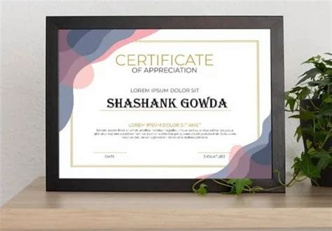 Certificate Frame - Certificate Photo Frame Trader - Wholesaler ...