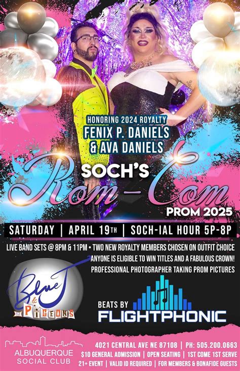 SOCH Prom 2024 ft. Blue Jay and the Pigeons, Albuquerque Social Club ...