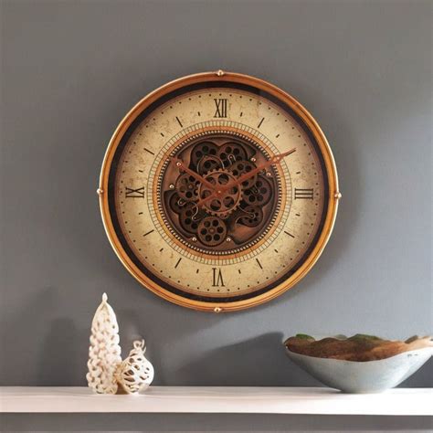 Mechanical clock - Gold & Cream (Y678-24") — eazy wagon