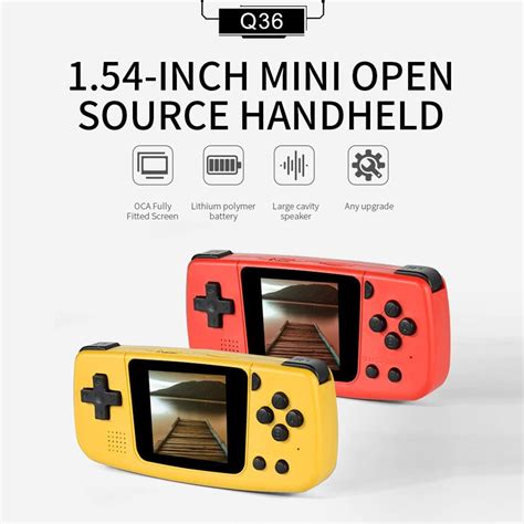 Buy HKYRD Powkiddy Q36 Mini Handheld Game Console Retro Open Source ...