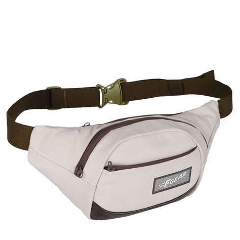 Touche Beige Canvas 4L Waist Pouch – FGEAR.in