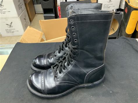 HH Corcoran Jump Boots Military Paratrooper Black 8 E - Gem