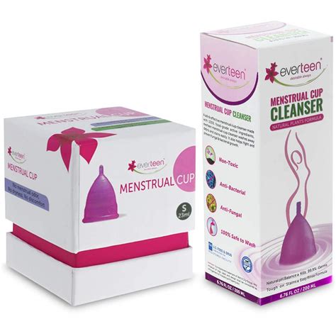 everteen Combo - 1 Small Menstrual Cup and 200ml Plants-Based Formula ...