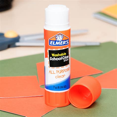 Elmer's E542 0.24 oz. Clear School Glue Stick - 4/Pack