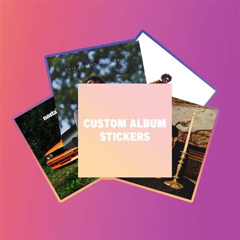 Music Album Sticker 的图像结果