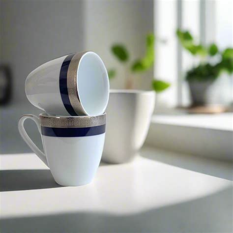 Dankotuwa Tea Cups set of 6 - Shade Blue – Porcelain & More