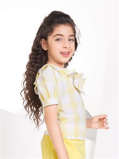 Girls Textured Top 16852 | Peppermint