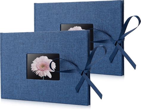 Amazon.com: 2 Pack Small Photo Album 4x6, Fabmaker Each Picture Album ...