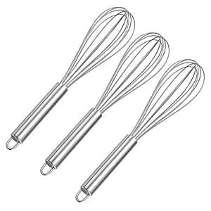 Buy Kuber Industries 3 Pieces Stainless Steel Hand Blender Mixer Froth ...
