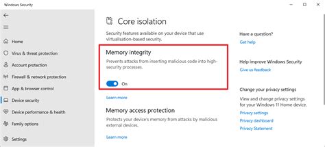 Image result for Disable Core Isolation Windows 10