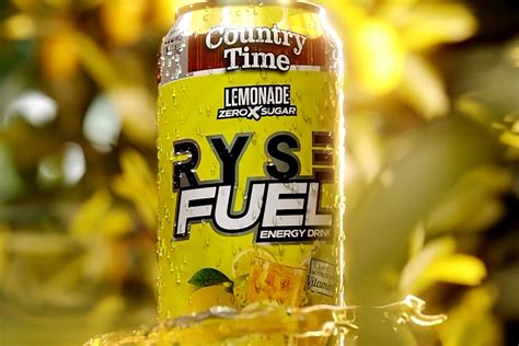 RYSE unveils its Country Time Lemonade RYSE Fuel energy drink