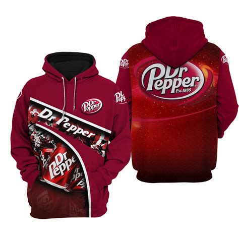 Dr Pepper Hoodie Zip Hoodie 3D - Lionteez