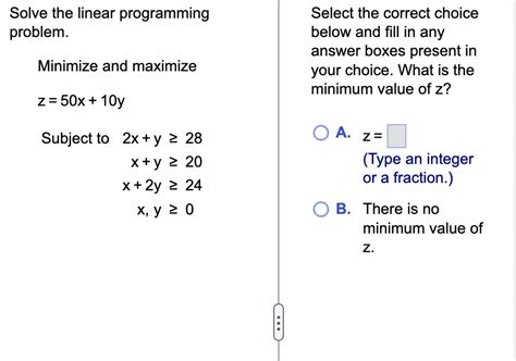Minimize Calculator Linear Programming 的图像结果