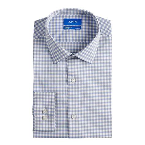 Men's Apt. 9® Premier Flex Slim-Fit Spread-Collar Dress Shirt