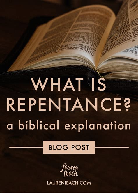 Repentance