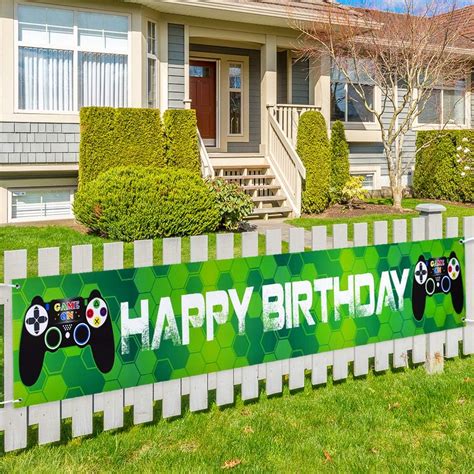 Video Game HAPPY BIRTHDAY Banner - Game Theme Party India | Ubuy
