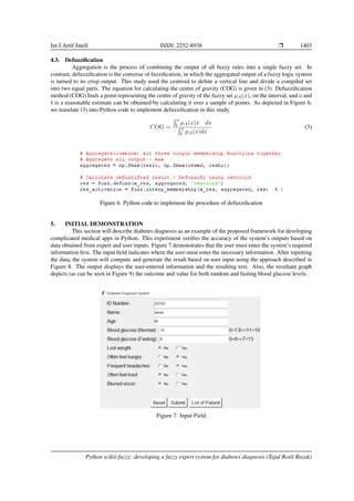 Fuzzy Logic Expert System for Diabetes Diagnosis Using Python 的图像结果