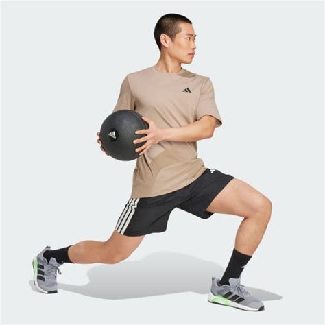 adidas Train Essentials Feelready Training Tee - Brown | adidas India
