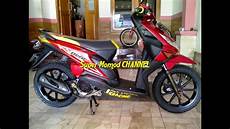 Modifikasi Motor Beat Yang Simpel by Modifikasi Odif Motor Beat Simpel Warna Merah Keren Modifikasi Motor Beat Yang Simpel