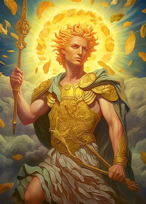 Apollo Art Print – Greek God of Sun, Music, Prophecy (digital Download ...